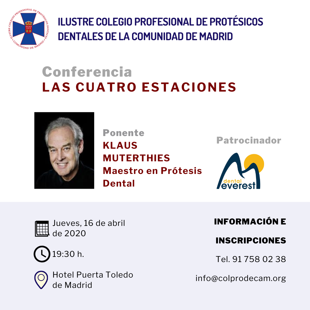 Conferencia “Las cuatro estaciones”, de Klaus Muterthies